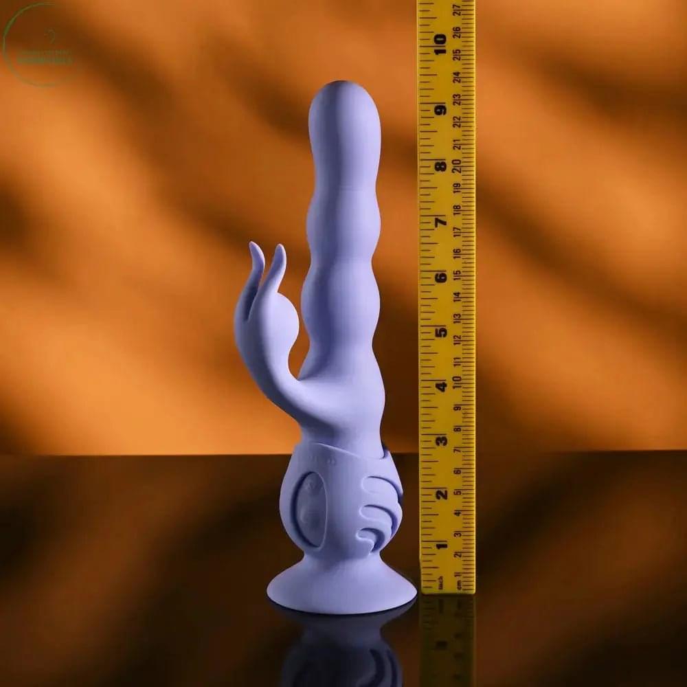 Evolved WIGGLY BUNNY -  USB Rechargeable Rabbit Vibrator with Suction Base Evolved Discreet Intimate Essentials.