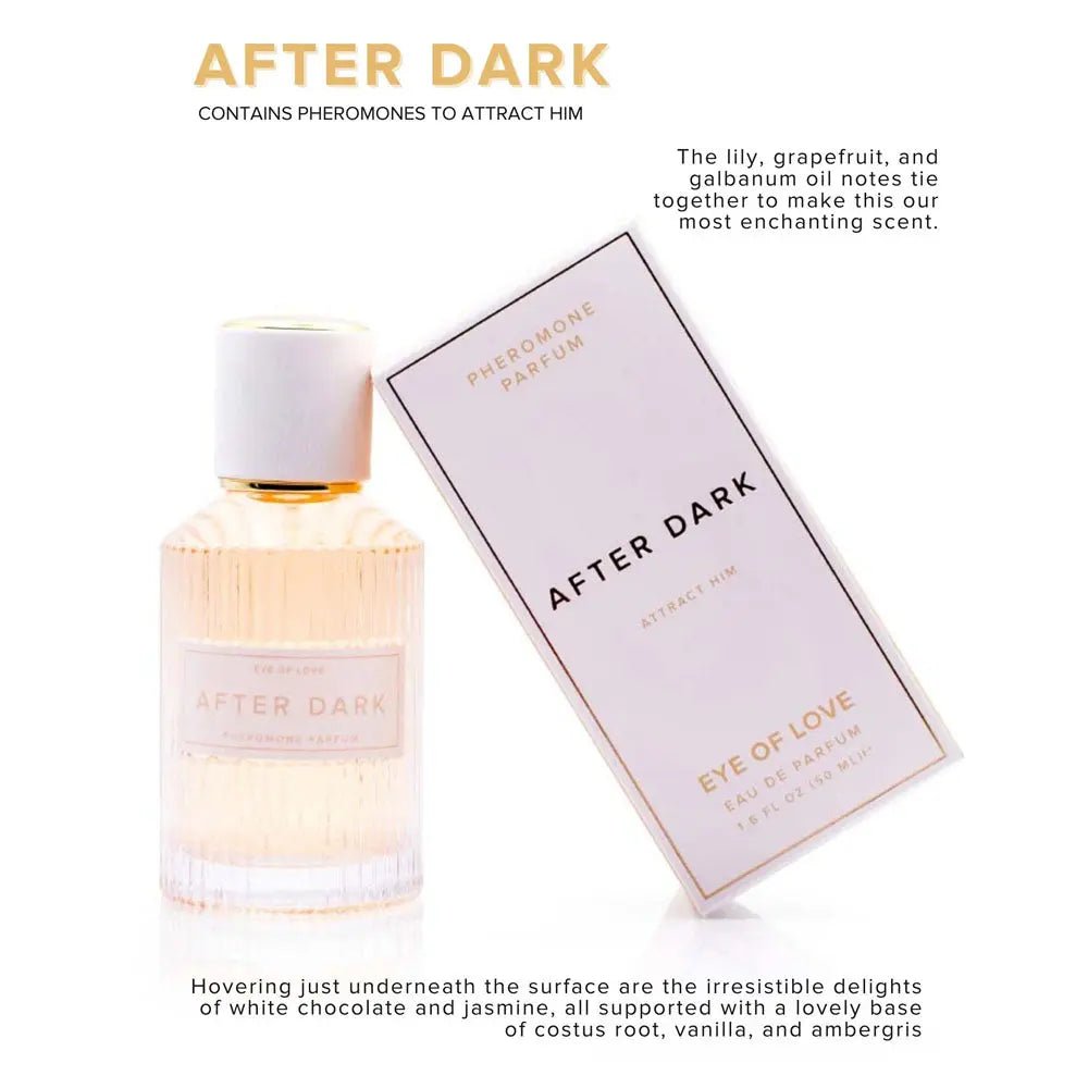 Shop affordable quality Eye Of Love After Dark Pheromone Perfume - 50 ml - Coco Vanilla Scented Pheromone Perfume for Women to attract Men - 50 ml Spray - Discreet Intimate Essentials - LOTIONS & LUBES - Eye Of Love