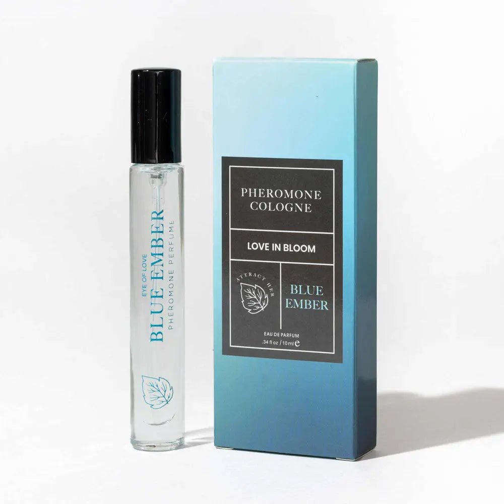 Shop affordable quality Eye Of Love Love In Bloom Blue Ember Pheromone Cologne - 10ml - Citrus & Cedar Scented Pheromone Cologne for Men to attract Women - 10 ml Spray - Discreet Intimate Essentials - LOTIONS & LUBES - Eye Of Love