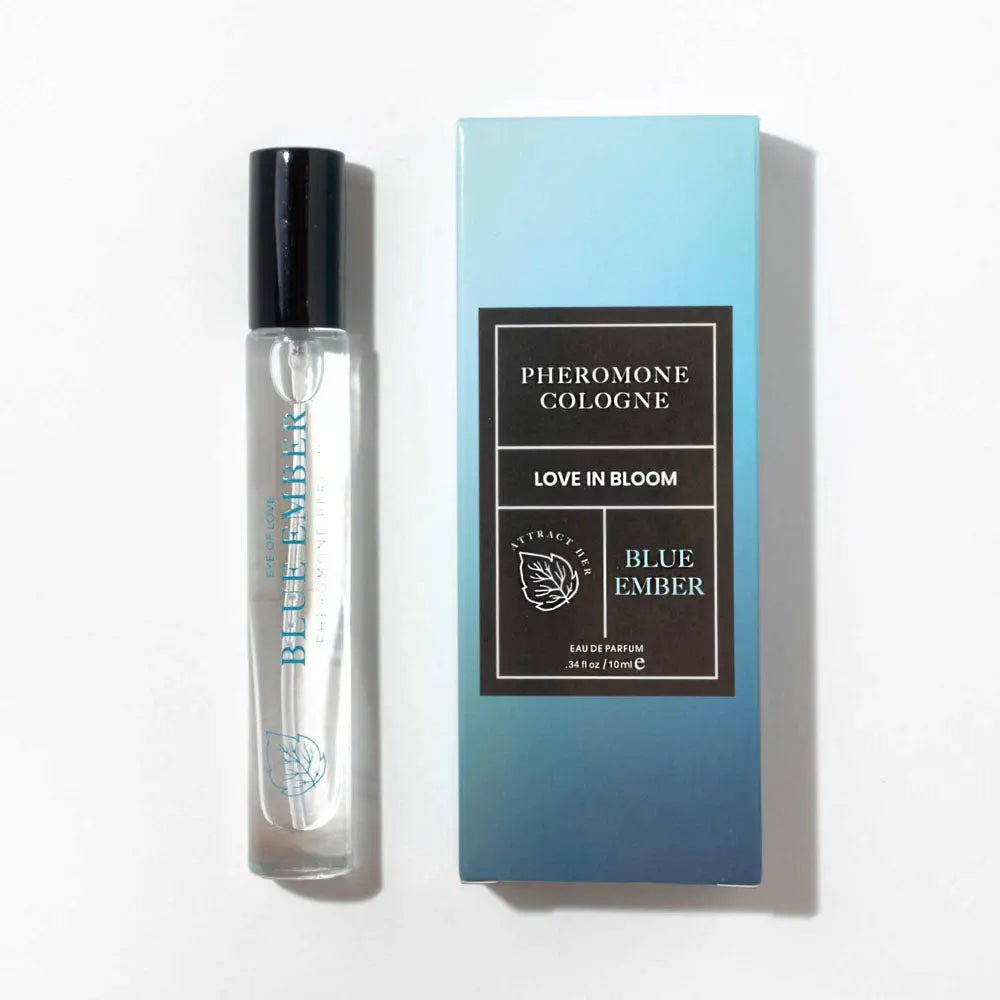 Shop affordable quality Eye Of Love Love In Bloom Blue Ember Pheromone Cologne - 10ml - Citrus & Cedar Scented Pheromone Cologne for Men to attract Women - 10 ml Spray - Discreet Intimate Essentials - LOTIONS & LUBES - Eye Of Love