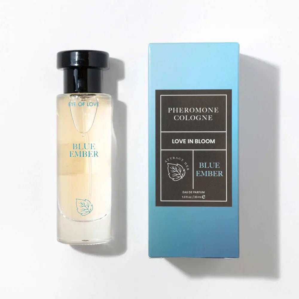 Shop affordable quality Eye Of Love Love In Bloom Blue Ember Pheromone Cologne - 30ml - Citrus & Cedar Scented Pheromone Cologne for Men to attract Women - 30 ml Spray - Discreet Intimate Essentials - LOTIONS & LUBES - Eye Of Love
