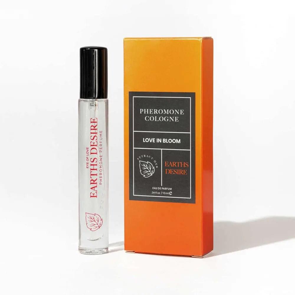 Eye Of Love Love In Bloom Earths Desire Pheromone Cologne - 10ml - Cypress & Bergamot Scented Pheromone Cologne for Men to attract Women - 10 ml Spray Eye Of Love Discreet Intimate Essentials.