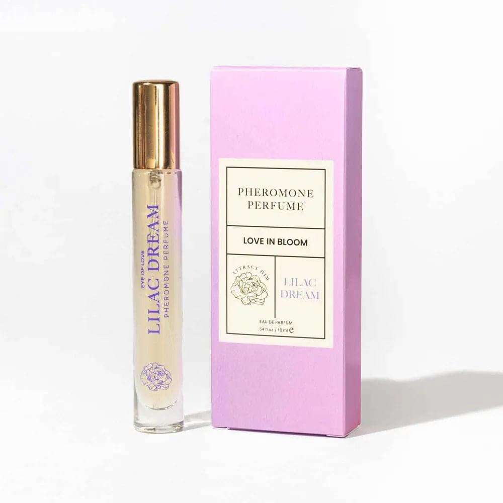 Eye Of Love Love In Bloom Lilac Dream Pheromone Perfume - 10ml - Vanilla Scented Pheromone Parfum for Women to attract Men - 10 ml Spray Eye Of Love Discreet Intimate Essentials.