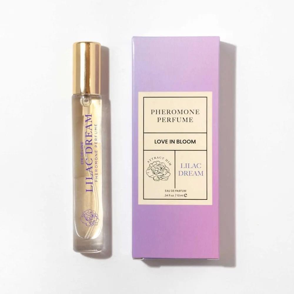 Eye Of Love Love In Bloom Lilac Dream Pheromone Perfume - 10ml - Vanilla Scented Pheromone Parfum for Women to attract Men - 10 ml Spray Eye Of Love Discreet Intimate Essentials.