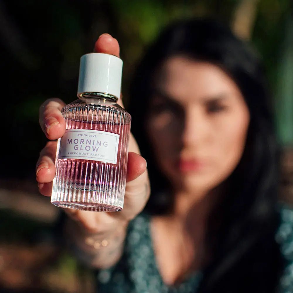 Shop affordable quality Eye Of Love Morning Glow Pheromone Perfume - 50 ml - Energising Pheromone Perfume for Women to attract Men - 50 ml Spray - Discreet Intimate Essentials - LOTIONS & LUBES - Eye Of Love