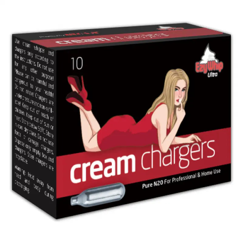 Ezywhip Ultra Cream 8g N2O Chargers 10 Pc Best Whip Discreet Intimate Essentials.