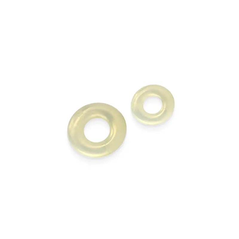 Shop affordable quality Fantasia - Double Stack - Amber - Amber Cock Rings - Set of 2 Sizes - Discreet Intimate Essentials - COCK RINGS - NS Novelties