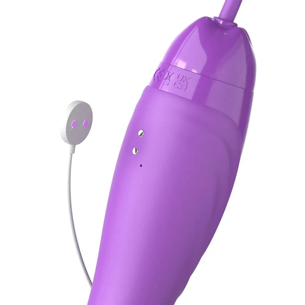 Fantasy For Her Her Ultimate Pleasure Max -  USB Rechargeable Vibrator with Flicking Stimulator Pipedream Discreet Intimate Essentials.