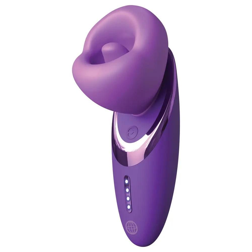 Fantasy For Her Pleasure Sucker -  USB Rechargeable Sucking, Licking & Vibrating Stimulator Pipedream Discreet Intimate Essentials.