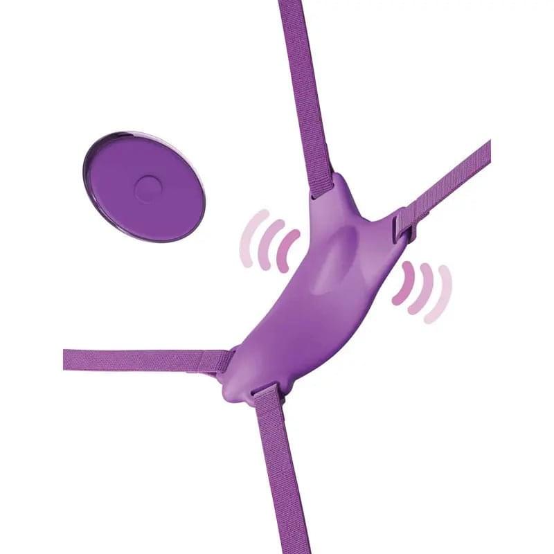 Fantasy For Her Ultimate Butterfly Strap-On -  USB Rechargeable Strap-On Stimulator Pipedream Discreet Intimate Essentials.