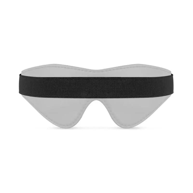 Faux Leather Blindfold Black Bedroom Fantasies Discreet Intimate Essentials.