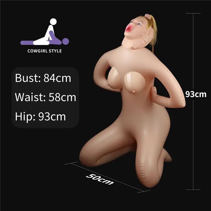 Fayola Horny Cowgirl Doll - Inflatable Love Doll Lovetoy Discreet Intimate Essentials.