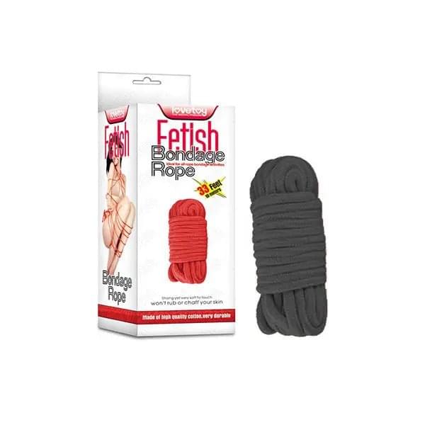 Fetish Bondage Rope -  - 10 m Length Lovetoy Discreet Intimate Essentials.