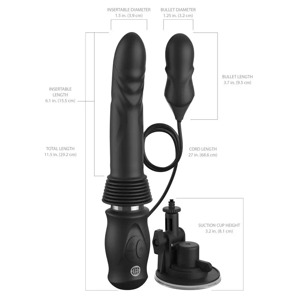 FFS Ultimate Silicone Thruster -  -  USB Rechargeable Thrusting Vibrator Pipedream Discreet Intimate Essentials.