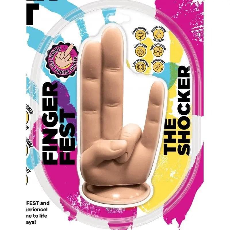 Finger Fest Dildo The Shocker Flesh Hott Products Discreet Intimate Essentials.