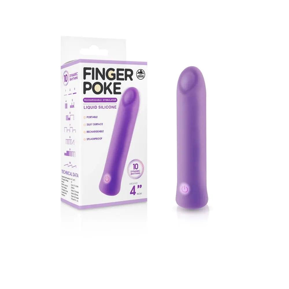 Finger Poke -  -  10 cm USB Rechargeable Bullet Excellent Power Discreet Intimate Essentials.
