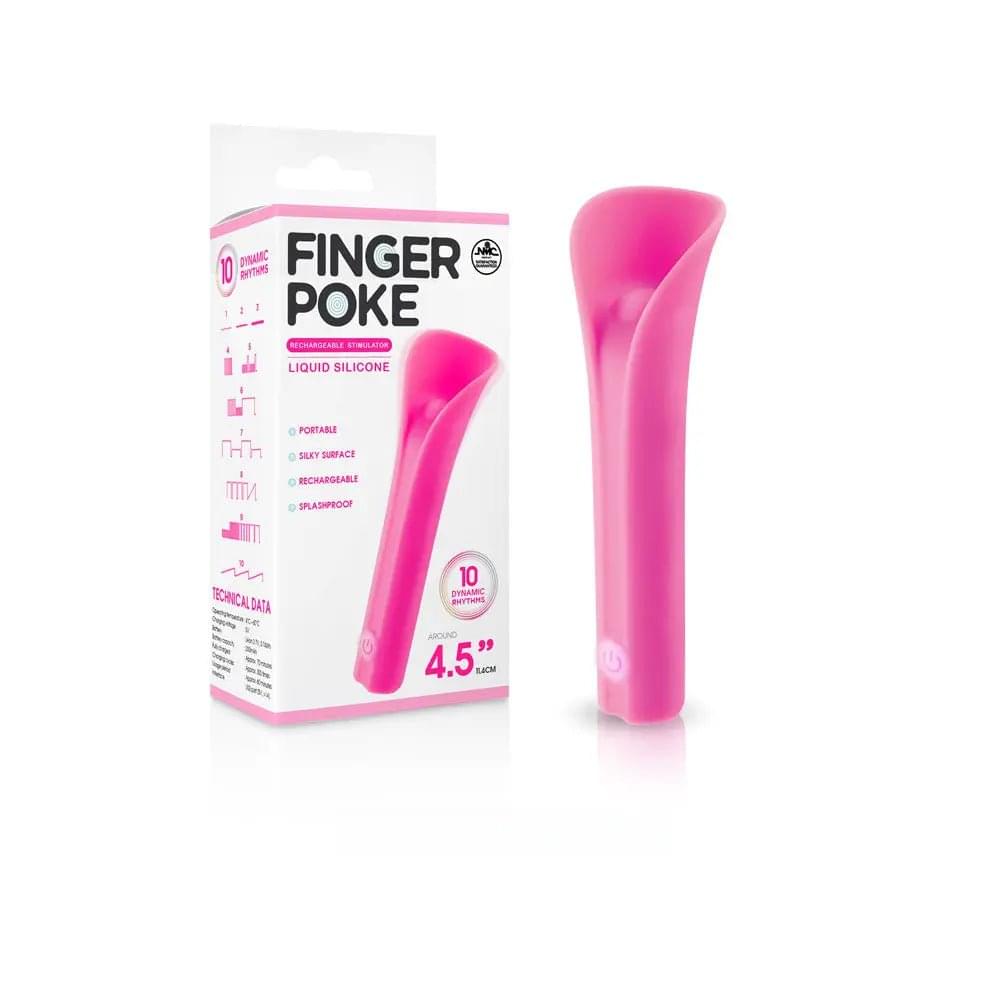 Finger Poke -  -  11.4 cm USB Rechargeable Bullet Excellent Power Discreet Intimate Essentials.