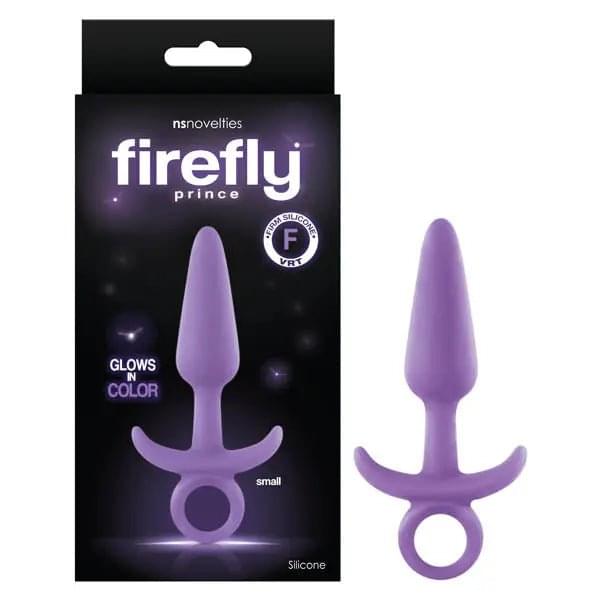 Firefly Prince - Glow-in-Dark  10.9 cm Small Butt Plug with Ring Bull NS Novelties Discreet Intimate Essentials.