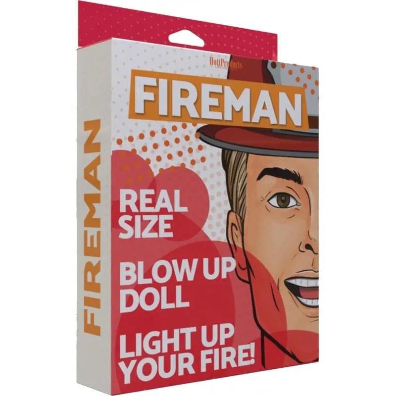 Fireman Inflatable Doll Hott Products Discreet Intimate Essentials.