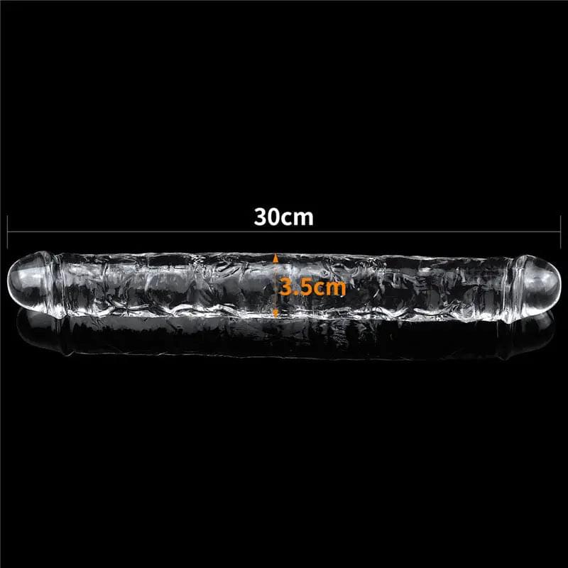 Flawless  Double Dildo 12'' -  30 cm Double Dong Lovetoy Discreet Intimate Essentials.