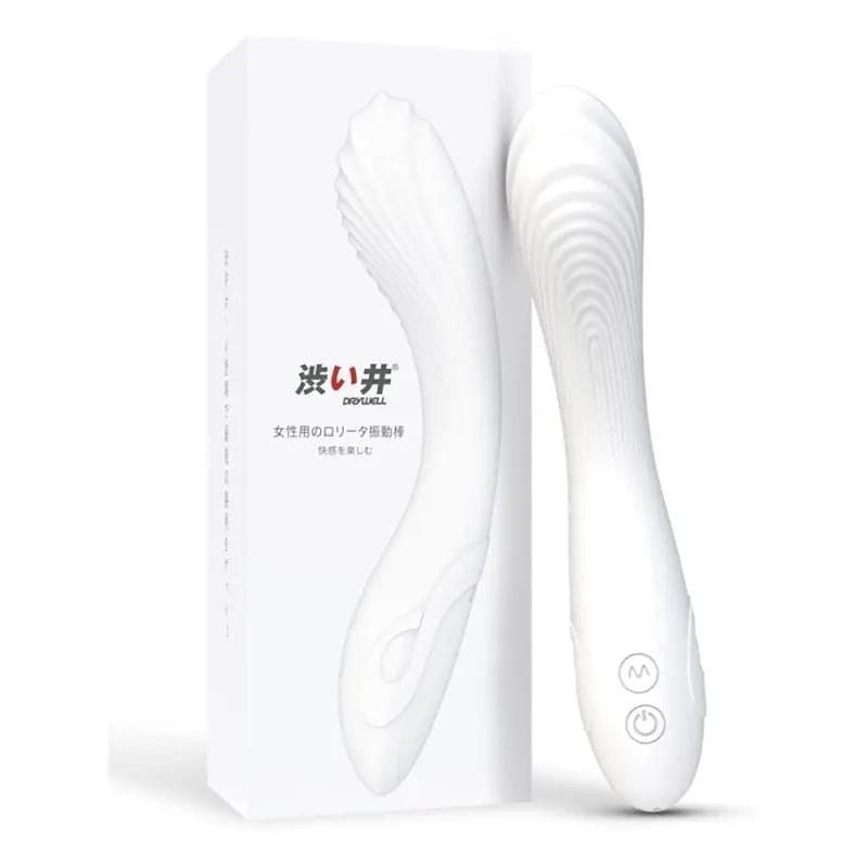 Flexible Bending Silicone Vibrator White Drywell Discreet Intimate Essentials.