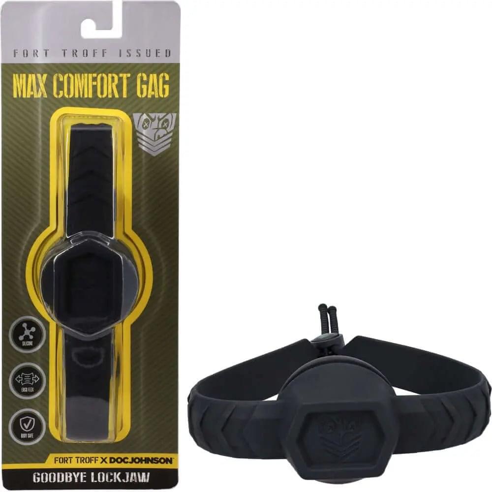 Fort Troff - Max Comfort Gag -  Mouth Restraint Doc Johnson Discreet Intimate Essentials.