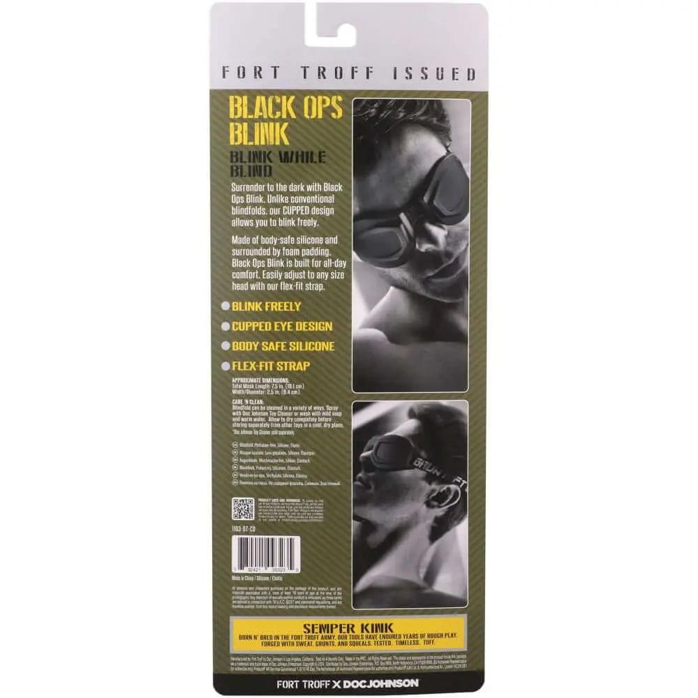 Fort Troff -  Ops Blink -  Eyemask Restraint Doc Johnson Discreet Intimate Essentials.