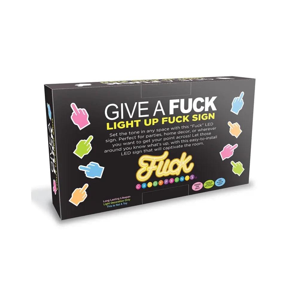 Fuck Neon Light Sign - Novelty Neon Light Little Genie Discreet Intimate Essentials.