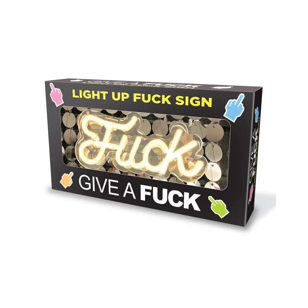 Fuck Neon Light Sign - Novelty Neon Light Little Genie Discreet Intimate Essentials.