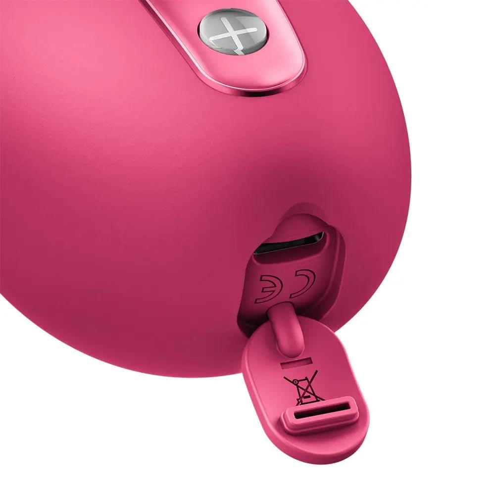 Fun Factory BELLE Raspberry - Raspberry  USB Rechargeable Air Pulse Stimulator Fun Factory Discreet Intimate Essentials.