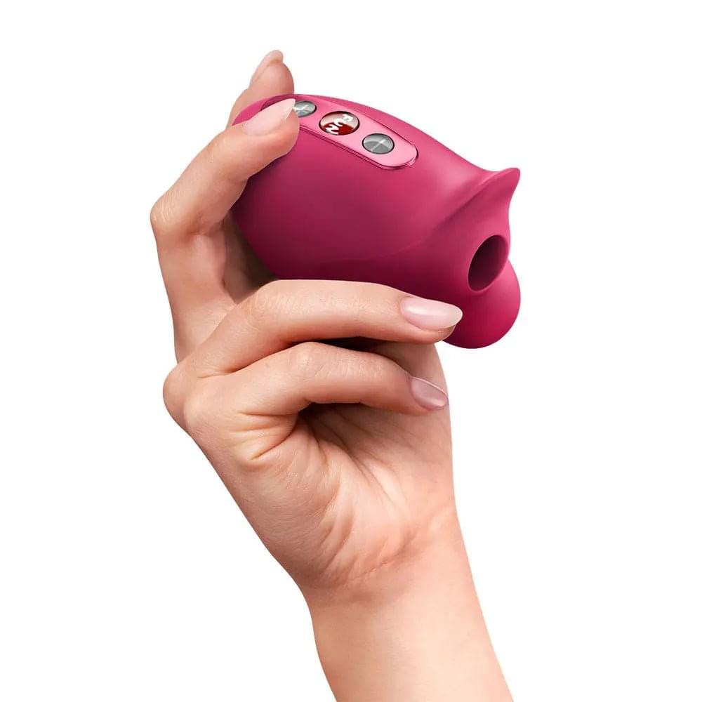 Fun Factory BELLE Raspberry - Raspberry  USB Rechargeable Air Pulse Stimulator Fun Factory Discreet Intimate Essentials.