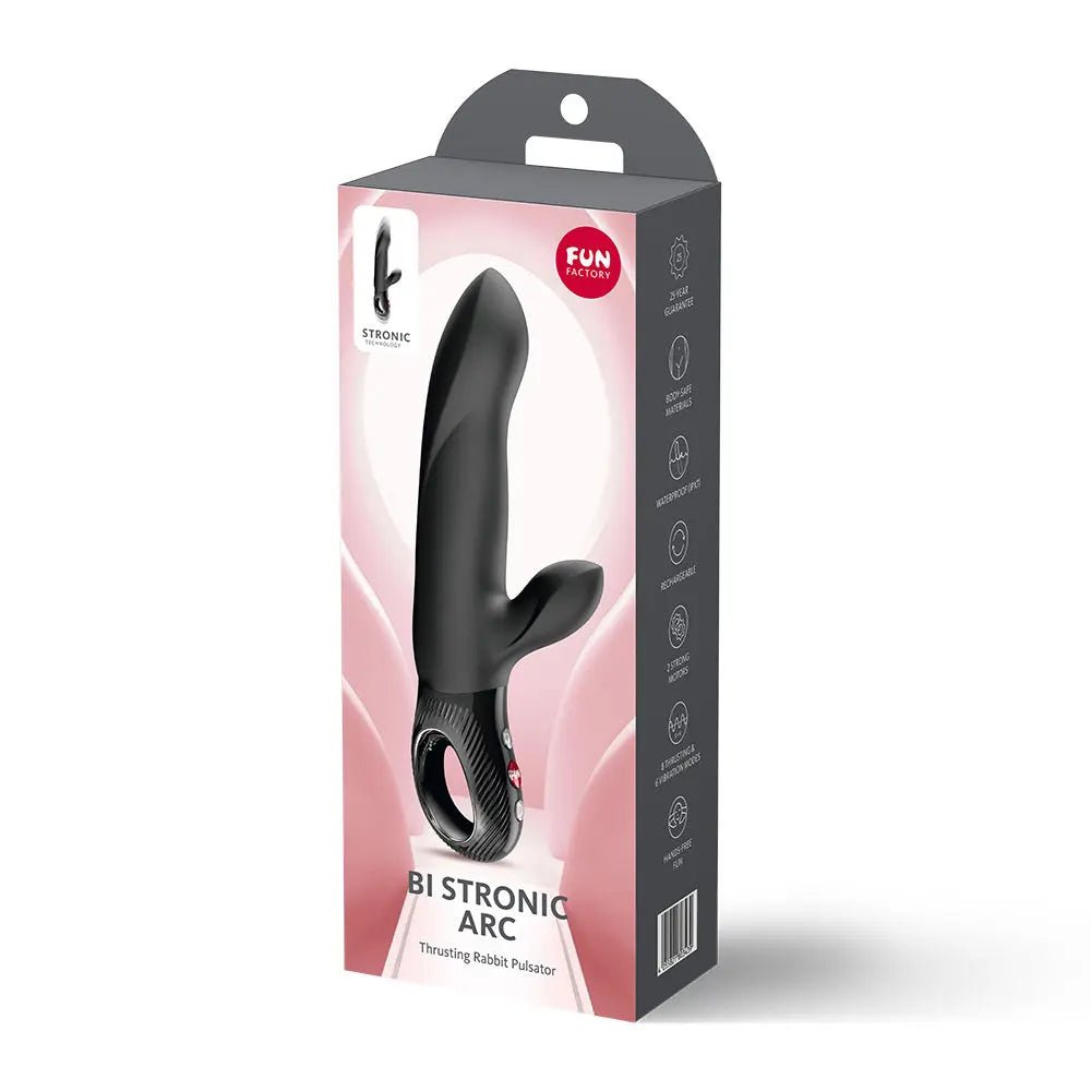 Shop affordable quality Fun Factory BI STRONIC ARC - 21.6 cm USB-C Rechargeable Thrusting Vibrator - Discreet Intimate Essentials - VIBRATORS-PREMIUM - Fun Factory