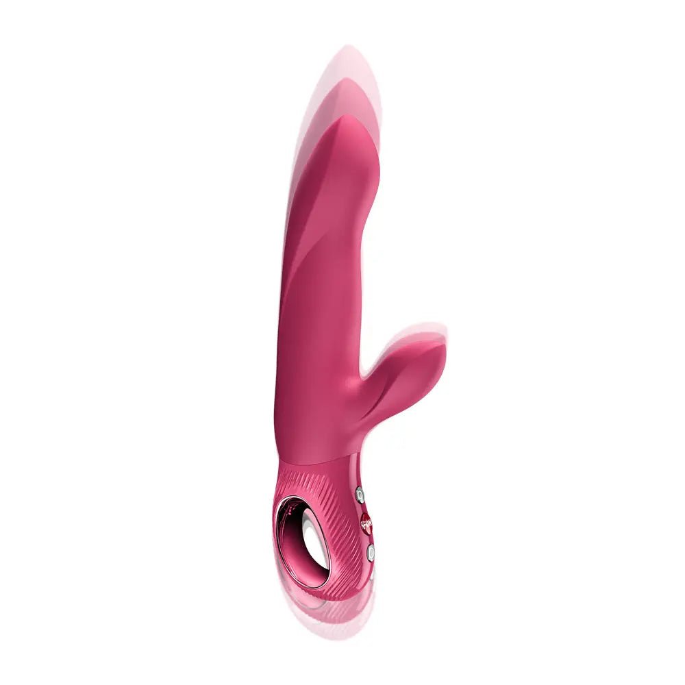 Shop affordable quality Fun Factory BI STRONIC ARC Raspberry - Raspberry 21.6 cm USB-C Rechargeable Thrusting Vibrator - Discreet Intimate Essentials - VIBRATORS-PREMIUM - Fun Factory
