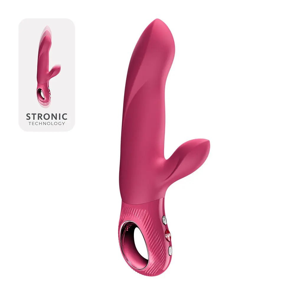 Shop affordable quality Fun Factory BI STRONIC ARC Raspberry - Raspberry 21.6 cm USB-C Rechargeable Thrusting Vibrator - Discreet Intimate Essentials - VIBRATORS-PREMIUM - Fun Factory