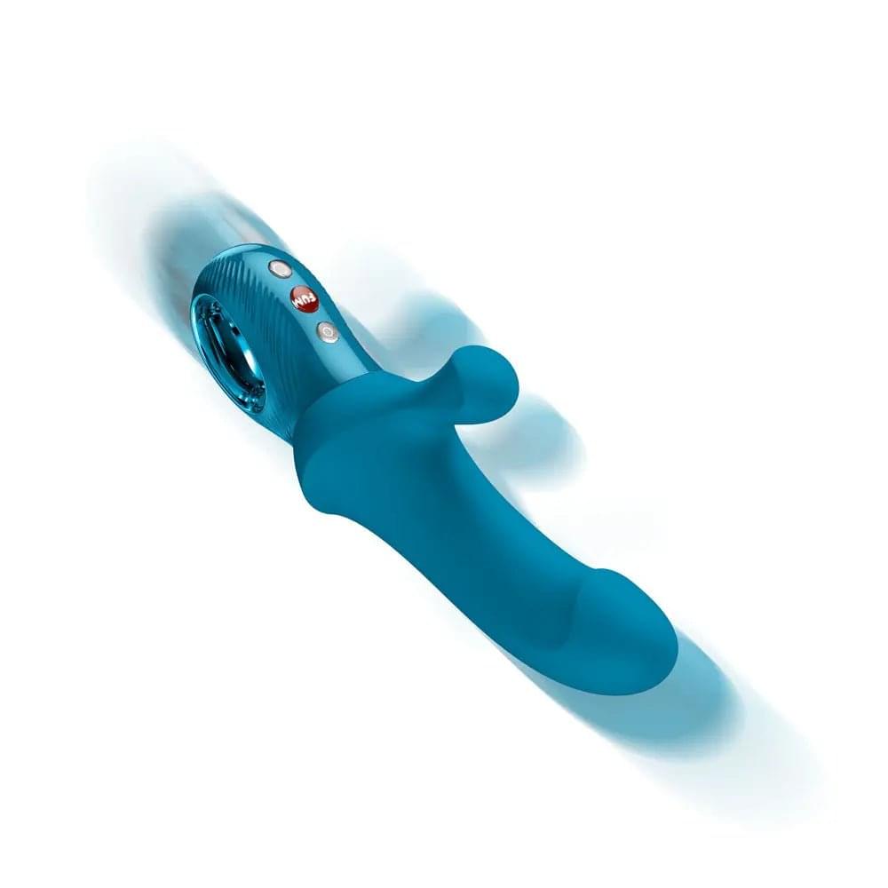 Fun Factory BI STRONIC CURVE Aquamarine - Aquamarine USB-C Rechargeable Thrusting Vibrator Fun Factory Discreet Intimate Essentials.