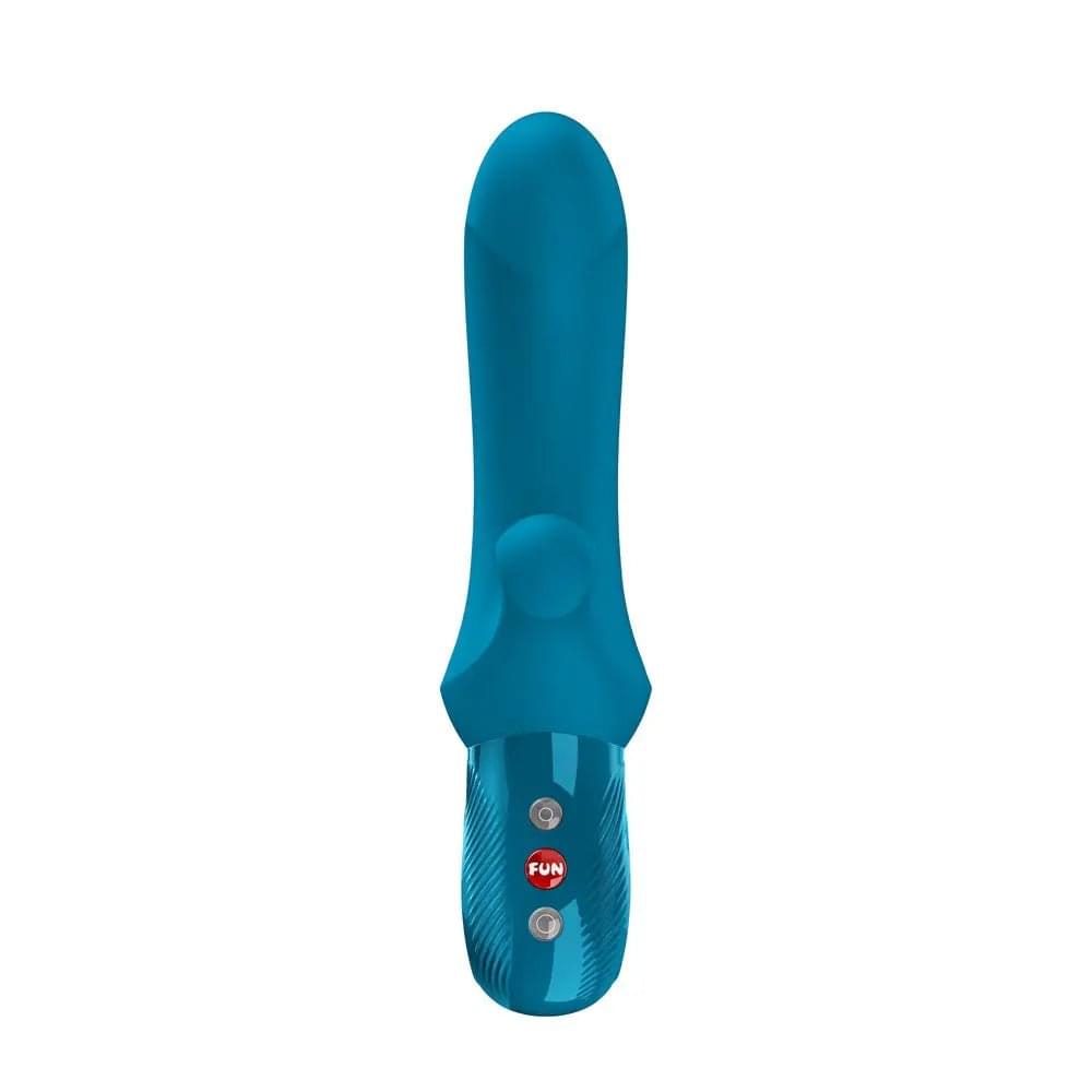 Fun Factory BI STRONIC CURVE Aquamarine - Aquamarine USB-C Rechargeable Thrusting Vibrator Fun Factory Discreet Intimate Essentials.