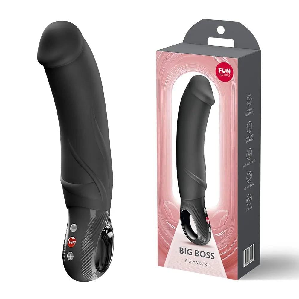 Fun Factory BIG BOSS  -  22.9 cm USB-C Rechargeable Vibrator Fun Factory Discreet Intimate Essentials.