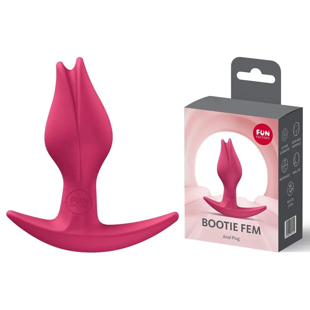Fun Factory BOOTIE FEM Raspberry - Raspberry  8.5 cm Butt Plug Fun Factory Discreet Intimate Essentials.