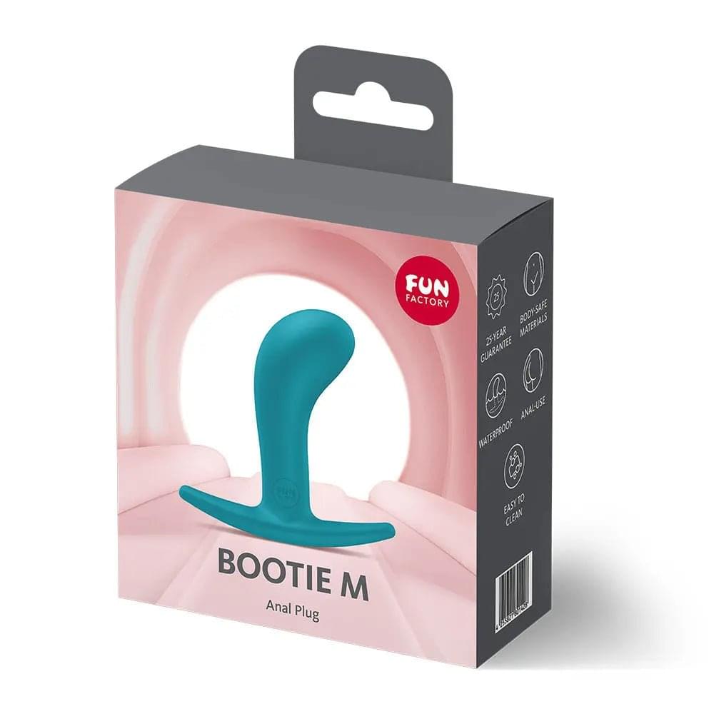 Fun Factory BOOTIE M Aquamarine - Aquamarine 9.4 cm Medium Butt Plug Fun Factory Discreet Intimate Essentials.