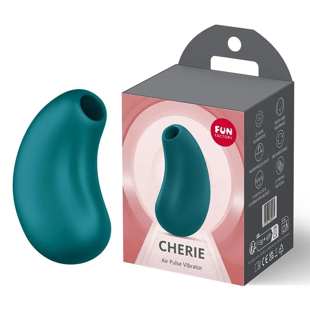 Fun Factory CHERIE Bottle  - Bottle  USB Rechargeable Air Pulse Stimulator Fun Factory Discreet Intimate Essentials.