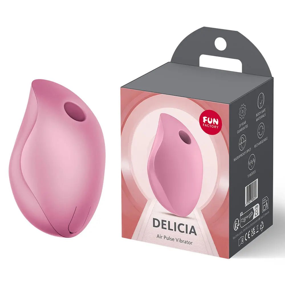 Shop affordable quality Fun Factory DELICIA Rose - Rose USB Rechargeable Air Pulse Stimulator - Discreet Intimate Essentials - AIR PULSATION-PREMIUM - Fun Factory