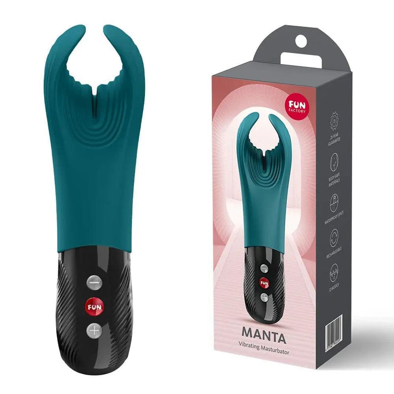Fun Factory MANTA Bottle  - Bottle  USB-C Rechargeable Unisex Vibrator Fun Factory Discreet Intimate Essentials.