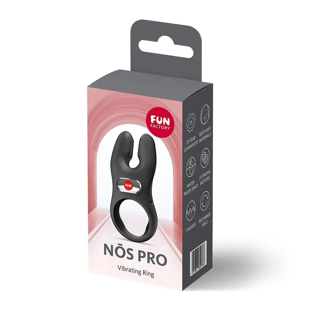 Fun Factory NOS PRO  -  USB-C Rechargeable Vibrating Cock Ring Fun Factory Discreet Intimate Essentials.