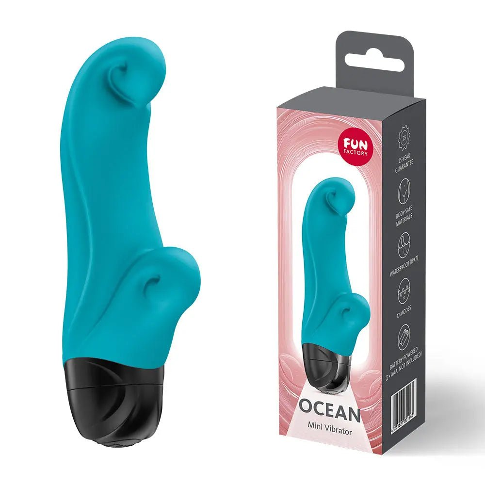 Shop affordable quality Fun Factory OCEAN Aquamarine - Aquamarine 14.5 cm Vibrator - Discreet Intimate Essentials - VIBRATORS-PREMIUM - Fun Factory