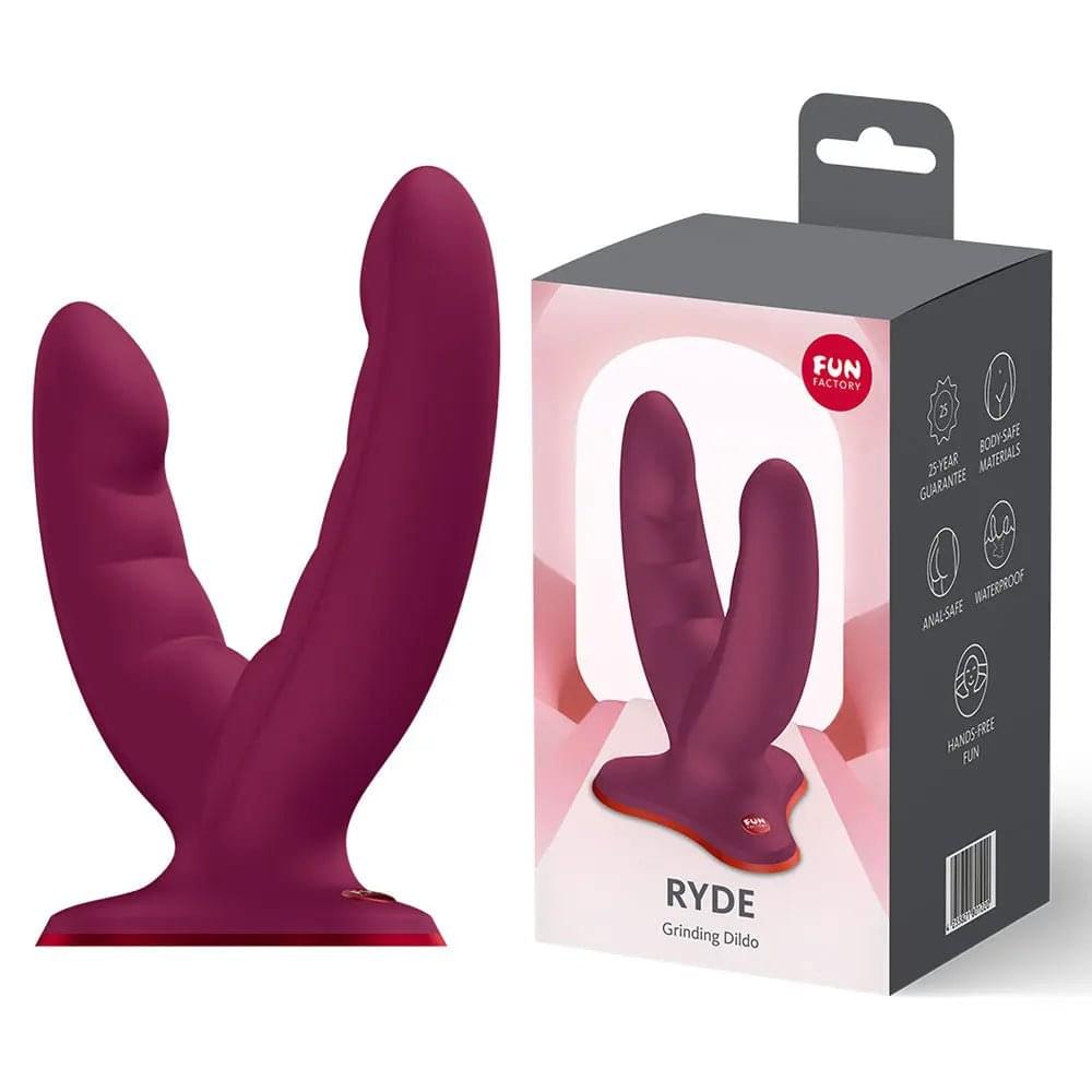 Fun Factory RYDE Wine  - Wine  Grinding Dildo Fun Factory Discreet Intimate Essentials.