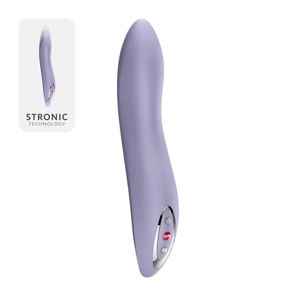 Fun Factory STRONIC FLOW Light Violet - Light Violet 21.6 cm USB Rechargeable Thrusting Vibrator Fun Factory Discreet Intimate Essentials.