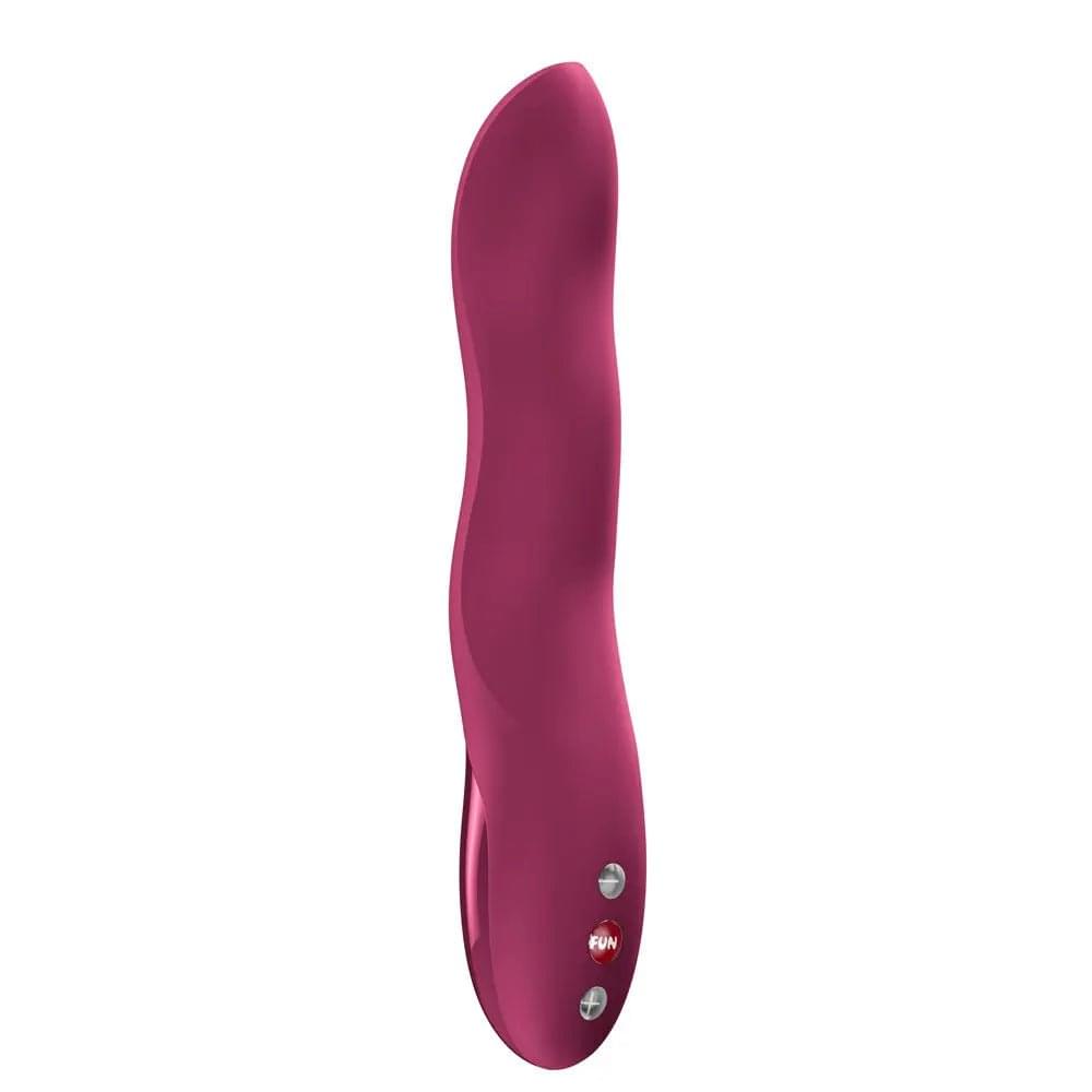 Fun Factory STRONIC WAVE Wine  - Wine  USB-C Rechargeable Thrusting Vibrator Fun Factory Discreet Intimate Essentials.