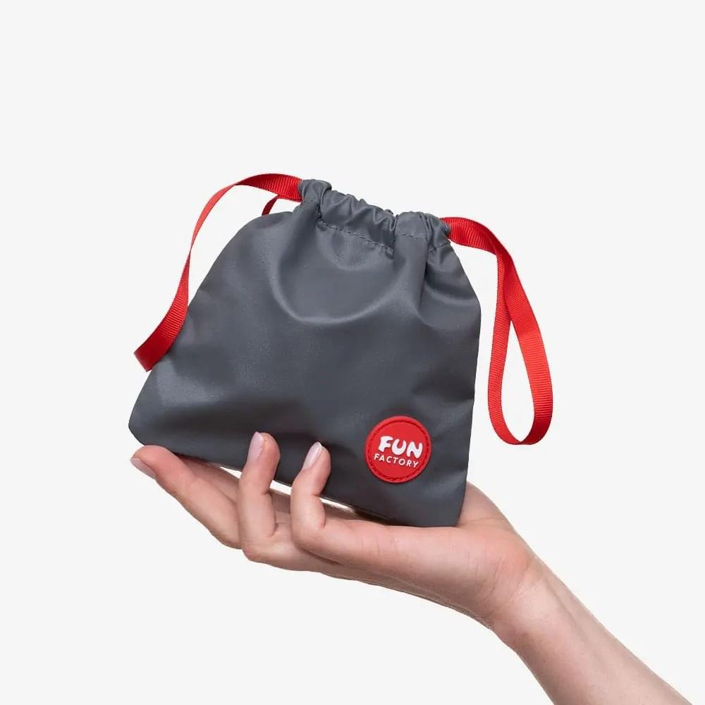 Fun Factory TOYBAG S grey - Grey Discreet Storage Bag - Small Fun Factory Discreet Intimate Essentials.