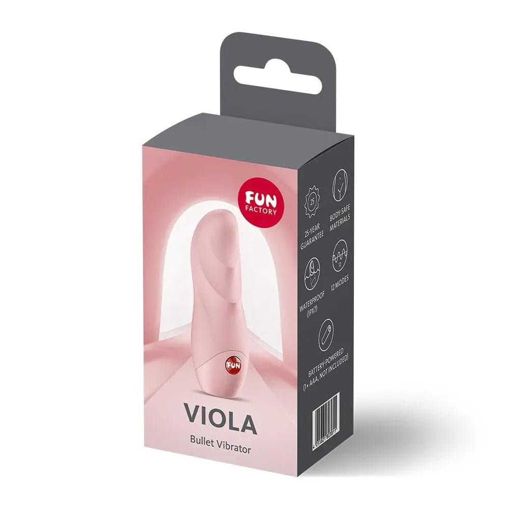 Fun Factory VIOLA Soft  - Soft  Vibrating Bullet Fun Factory Discreet Intimate Essentials.