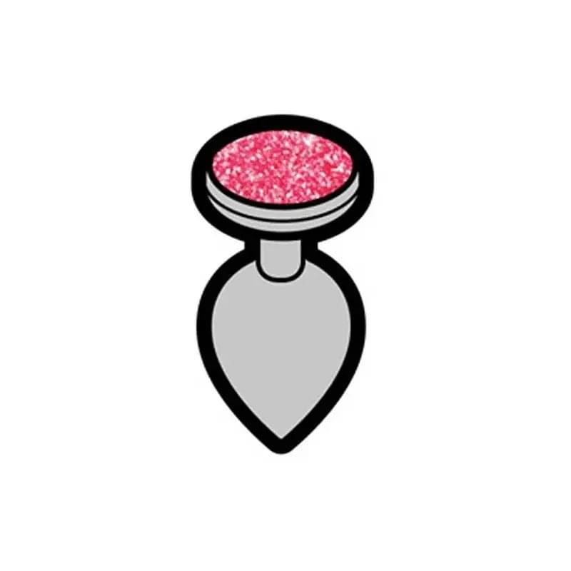 Gem Butt Plug Enamel Pin Wood Rocket Discreet Intimate Essentials.
